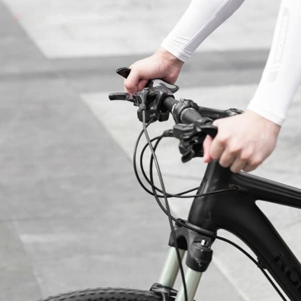 ROXAR ergonomiske MTB cykelgreb, grå-sort