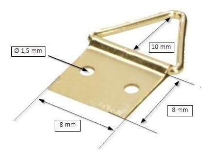 Riipukset langassa 8 mm - 100 kpl.