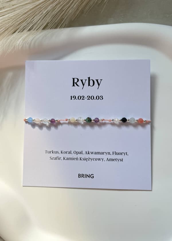Fiskarnas armband med silverkulor