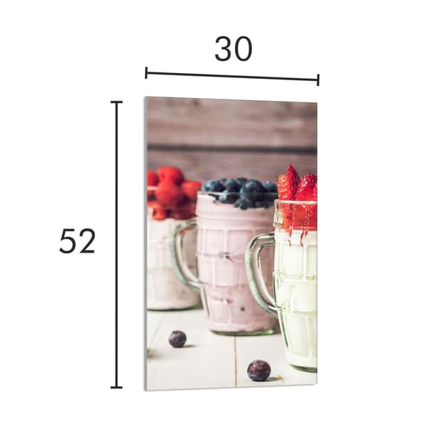 SKÄRBRÄDA I GLAS 30x52 Dessert
