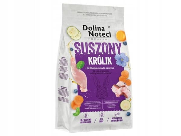 Dolina Noteci Premium torrfoder för kaniner och hundar 9 kg