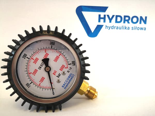 Gummiskydd för manometer, diameter 63 mm, SVART