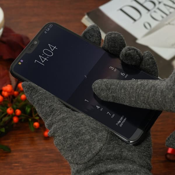 Damhandskar grå fleece BELTIMORE K30