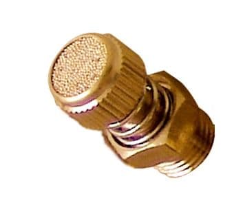 Justerbar støjdæmper med 1/8" gevind