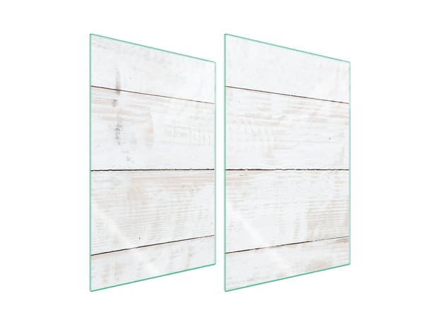 GLASBESKYTTELSESPLADE TIL KØKKEN 2x35x52 TRÆ