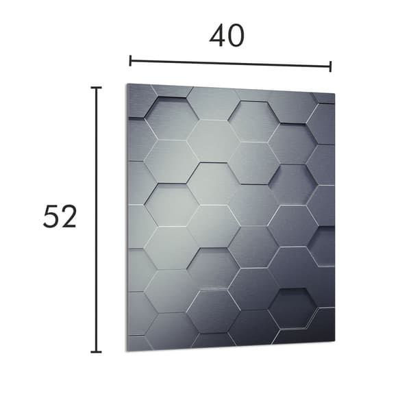 GLAS SKÄRBRÄDA 40x52 Mönster