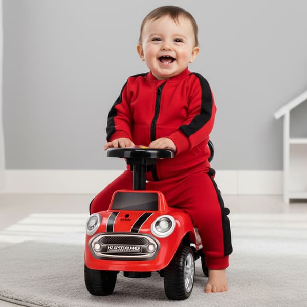 Autontyöntölaite GO GO Fassion punainen