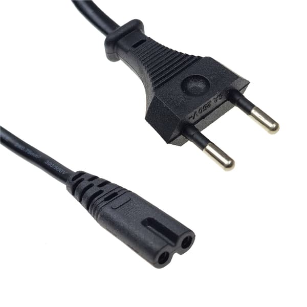 Strømkabel 230V | C7 | lige | 0,3m