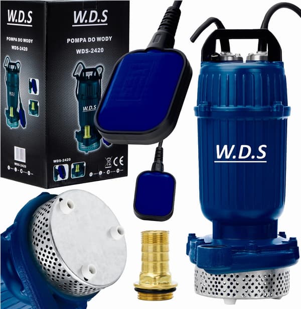 2100W dränkbar pump med flottör | Kraft&Dele