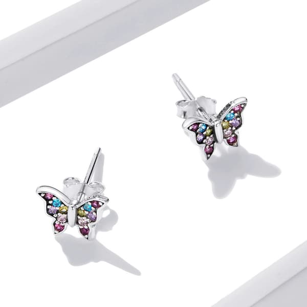 Pendientes de plata Pendientes de mariposa Plata 925