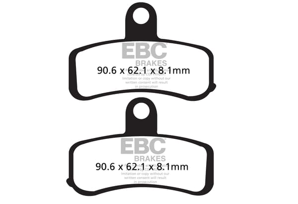 EBC FA457V V-PAD bremseklodser (sæt til 1 skive)