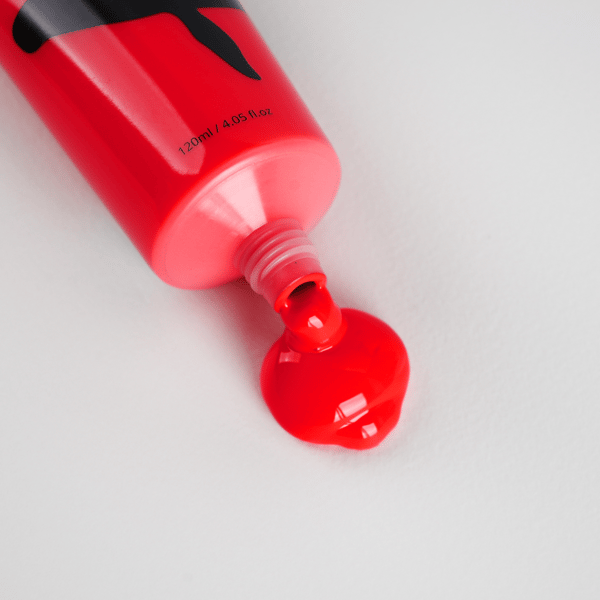 Scarlet Artistic akrylfärg 120ml röd målningstub