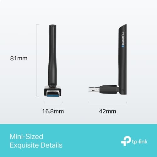 TP-Link UB500 PLUS Bluetooth USB-adapter med lang rækkevidde