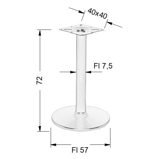 NY-B006/72 - 57 cm, svart
