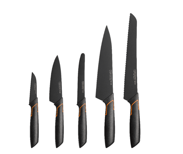 FISKARS EDGE Kockkniv för att hacka grönsaker och kött, vass, 19 cm
