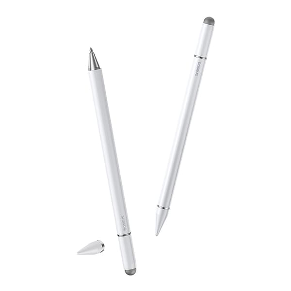Smooth Writing III 3-i-1 passiv stylus, magnetisk version - hvid
