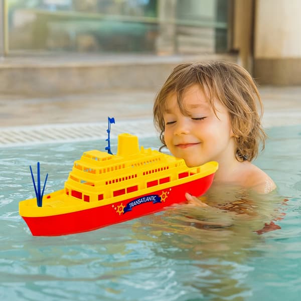Klassisk stor skibslegetøj til badekar, badevandog pool 47 cm
