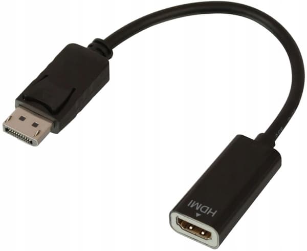 DisplayPort til HDMI-konverter LINDY Sort