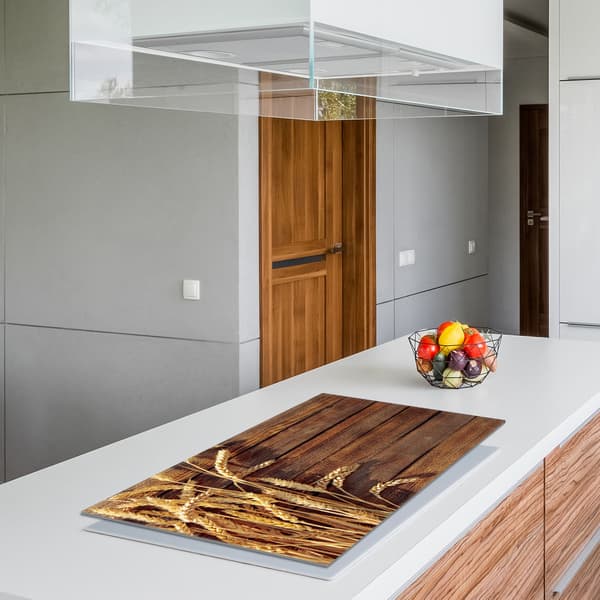 Glasskydd för spishäll 90x52 Vete