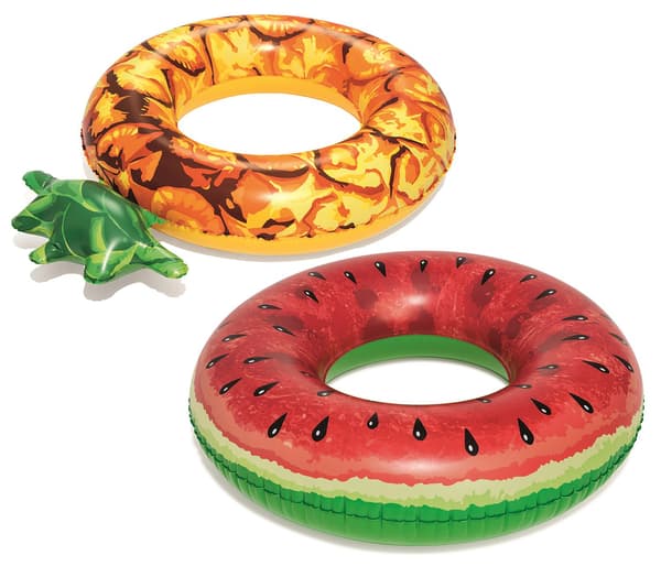 Fruktbadring 2 mönster Bestway 36121 Ananas