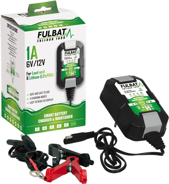 FULBAT FULLOAD 1000 laddare - 6V/12V LADDARE 1A (NY)