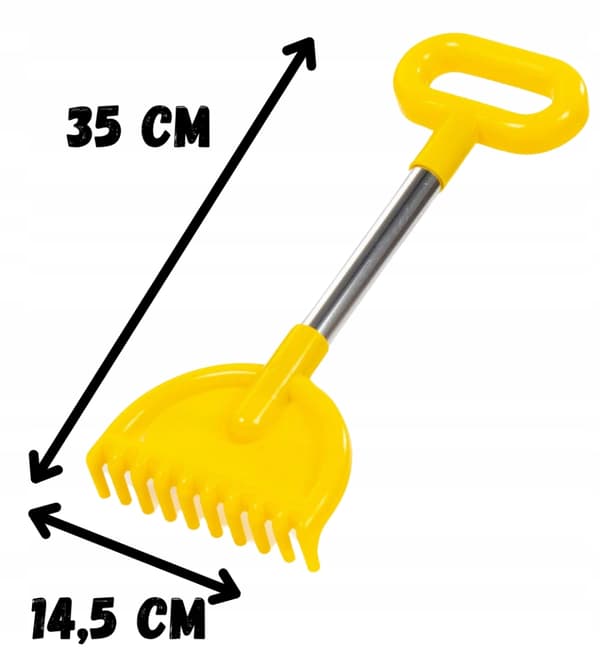 SANDRIVE metalskaft STOR 35 cm STRANDRIVE