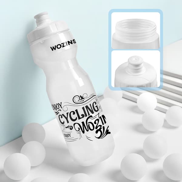 Cykelflaska för vattendrycker 750ml - transparent