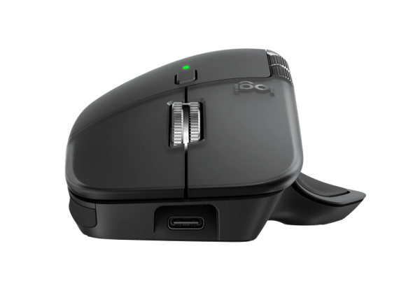 Logitech MX Master 4 Langaton Hiiri RF Langaton + Bluetooth, 8000 DPI, Grafiitti