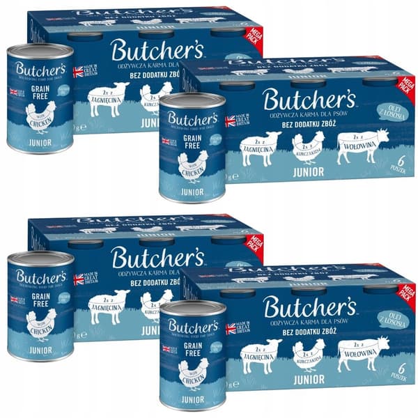 Butcher's Original Junior våtfoder för hundar 24x400g