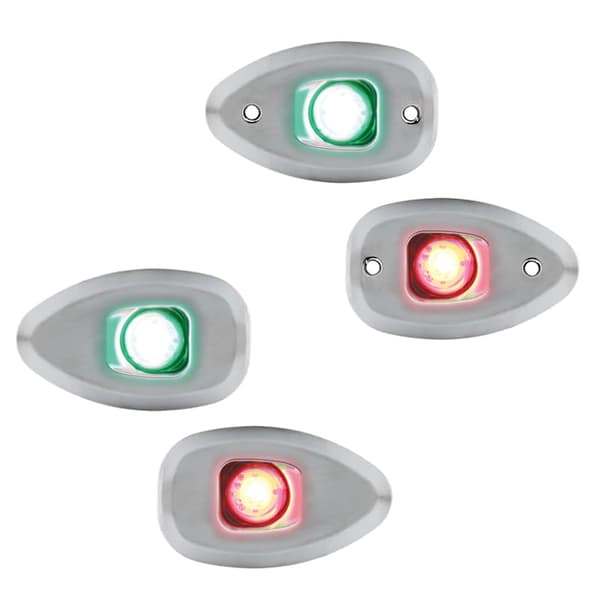 Navigationslys "MICRO LED 12" sorte, limet ind