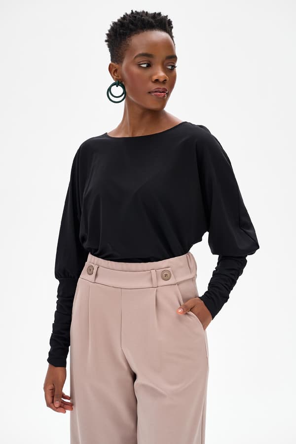 Damebluse Fiola Sort 40/42