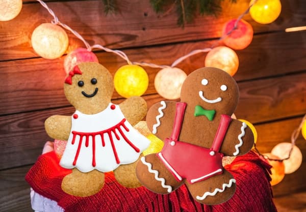 Pepparkaka familj julkuddset