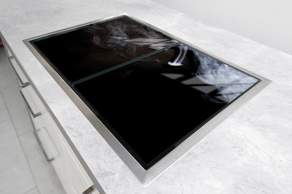GLASBESKYTTELSESPLADE TIL KØKKEN 2x35x52 RØG