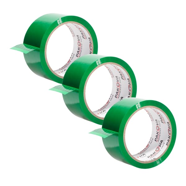 PAKOVA 48/50 GRÖN 3-PACK packtejp