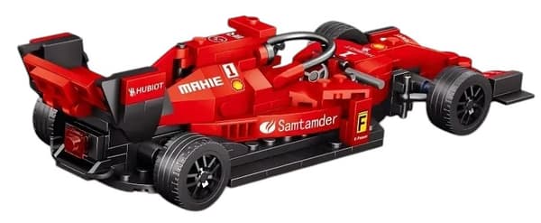 F1 Röd bilklossset 266 delar.