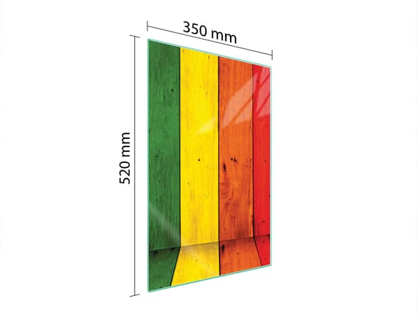 GLASSKÆREBRÆT 35x52 FARVE
