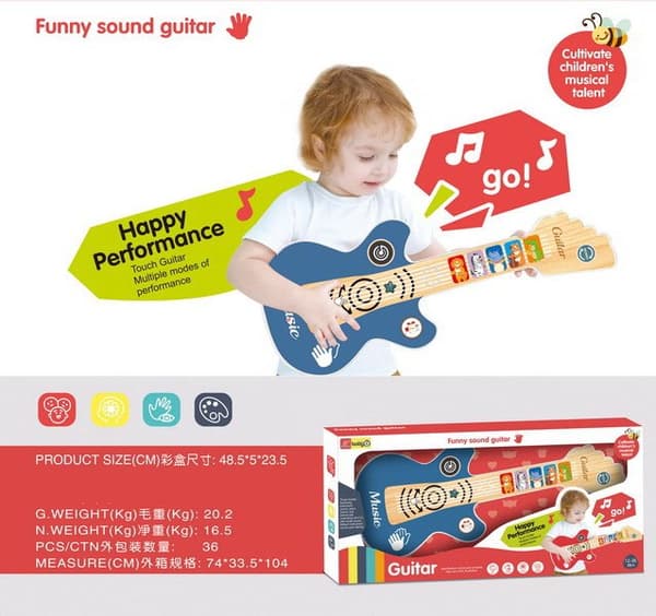 Guitar til de yngste med lysfunktion