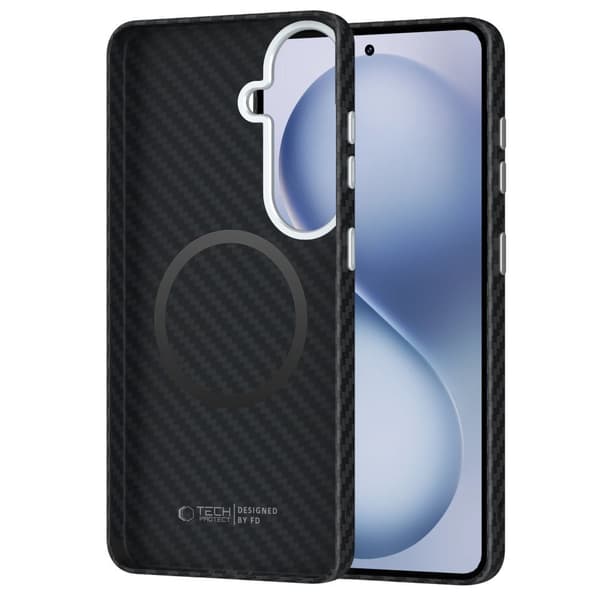 Etui til Samsung Galaxy S26 - sort og sølv