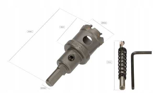 Widia hulsav 30mm til metal, dr.