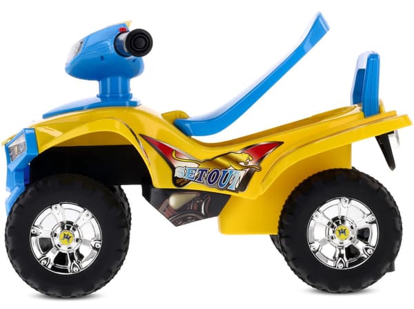 Babykørestol til etårige Quad blå gul