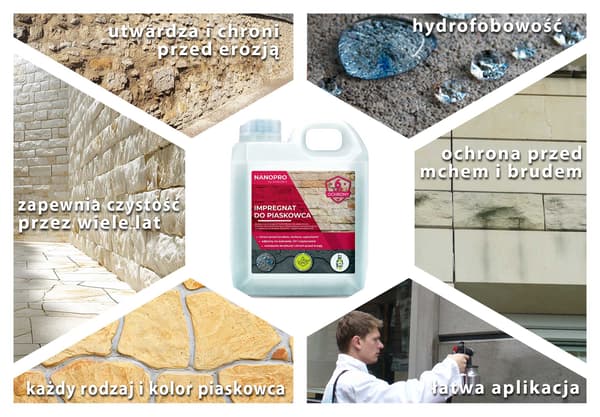 NANOPRO sandstensimprægneringsmiddel 10L
