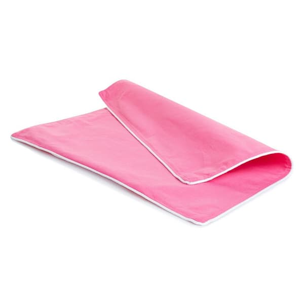 Pudebetræk 50x60 pink med lynlås
