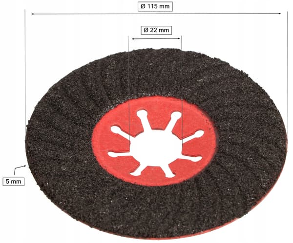 SUPERFLEX slibeskive 115 mm tyk 60