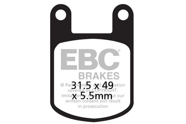 EBC FA050 bremseklodser (sæt til 1 skive)