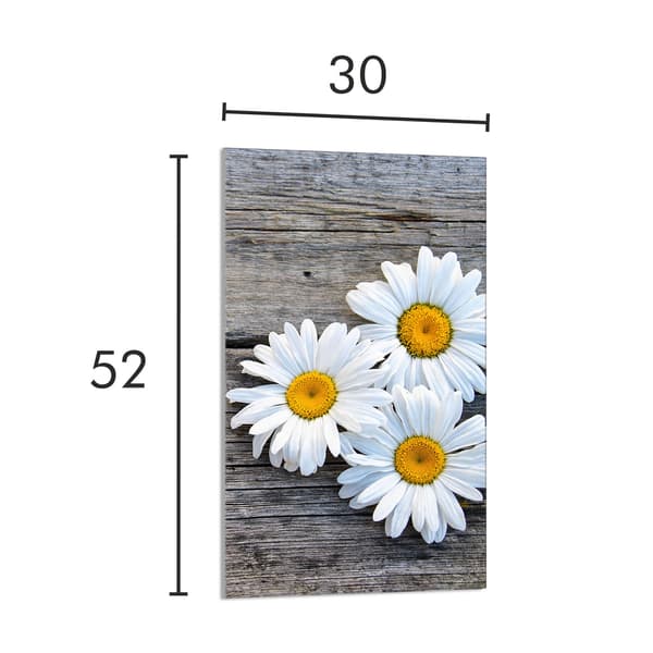 SKÄRBRÄDA I GLAS 30x52 Daisy