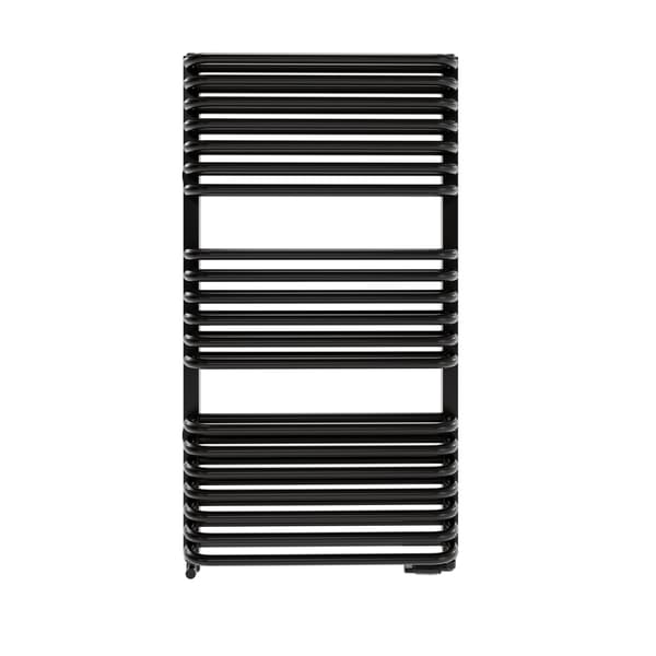 Badeværelsesvarmer Luxrad Stark 96x53 cm mat sort ZBD effekt 825W