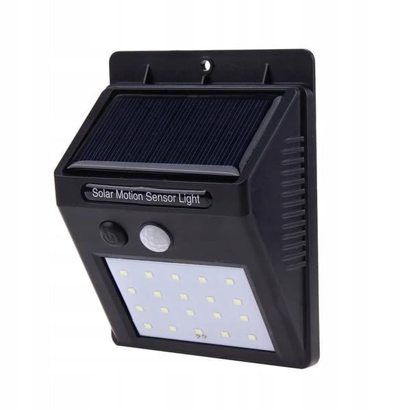 WW40HALOGEN SOLKOLAMPA 20 LED-LAMPOR MED RÖRELSESENSOR