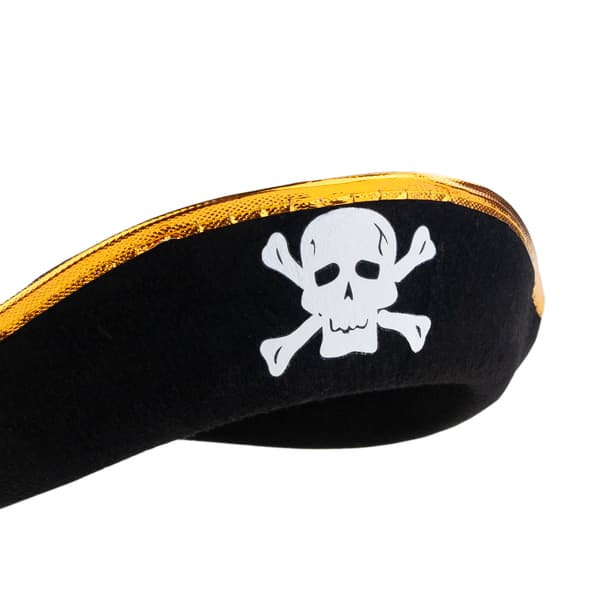 Piratkostume, Sort, Halloween-kostume til børn, hat og kappe, sæt