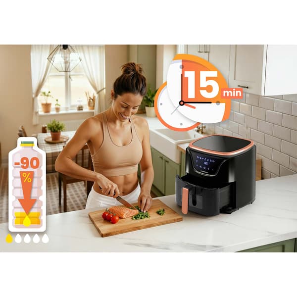 Airfryer BD-652 svart och guld
