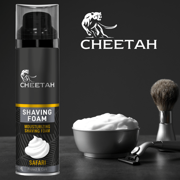 Cheetah Safari barberskum 250ml